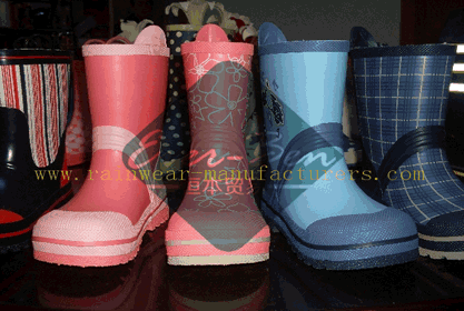 Bulk ladies short rain boots manufactory